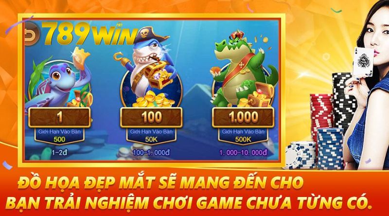 Giao diện ấn tượng của nhà cái Win 789