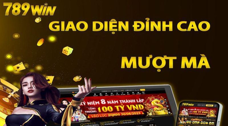 Giao diện nhà cái 789Win tối ưu UX UI